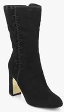 Dorothy Perkins Kitty Button Black Ankle Length Boots women