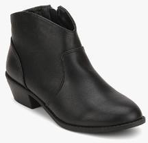 Dorothy Perkins Mia Western Black Ankle Length Boots women