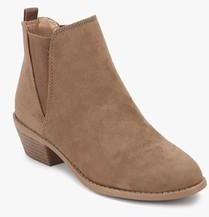 Dorothy Perkins Millie Brown Chelsea Ankle Length Boots women