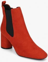Dorothy Perkins Red Heeled Boots women