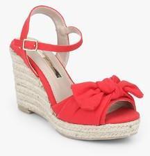 Dorothy Perkins Rolo Red Bow Wedges women