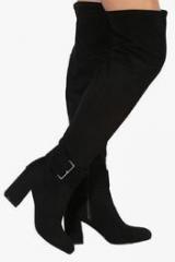 Dorothy Perkins Tabitha Black Knee Length Boots women