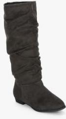 Dorothy Perkins Tessa Grey Calf Length Boots women