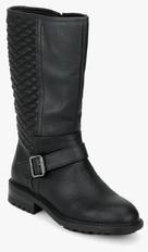Dorothy Perkins Tiffany Black Calf Length Boots women