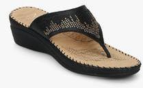 Dr Scholl Swaroski Thong Black Sandals women