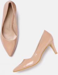 Dressberry Nude Coloured Solid Pumps women