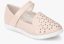 Fame Forever By Lifestyle Beige Lazer Cut Belly Shoes girls