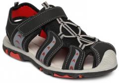 Fame Forever By Lifestyle Black Synthetic Fisherman Sandals boys