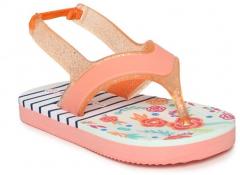 Fame Forever By Lifestyle Peach Flip Flops girls