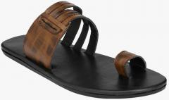 Fentacia Brown Synthetic Comfort Sandals men