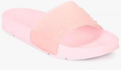 fila slippers pink