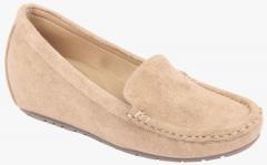 Flat N Heels Beige Loafers women