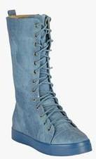 Flat N Heels Blue Boots women