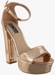 Flat N Heels Rose Gold Sandals women