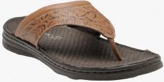 Franco Leone Tan Comfort Sandals men