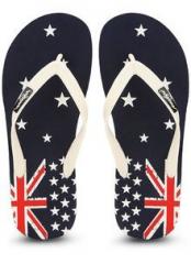 Freetoes Australia Navy Blue Flip Flops men