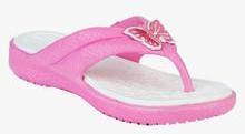 Frestol Pink Flip Flops women