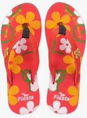 Frestol Red Flip Flops women