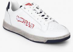 Gas Team Base White Leather Sneakers men