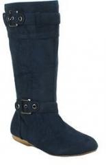 Get Glamr Calf Length Navy Blue Boots women