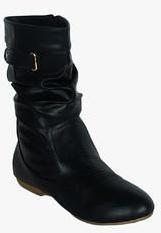 Get Glamr High Ankle Black Boots women