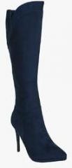 Get Glamr Knee Length Blue Boots women