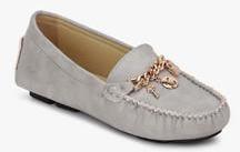 Ginger By Lifestyle Grey Moccasins women