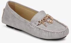 Ginger By Lifestyle Grey Regular Loafers women