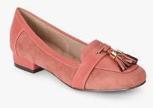 Ginger By Lifestyle Pink Tassel Belly Shoes women