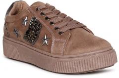 Ginger by Lifestyle Women Pink Sneakers