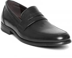 Harvard Black Synthetic Leather Formal Shoes men
