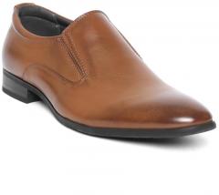 Harvard Brown Synthetic Leather Formal Shoes men