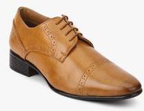 Hirels Tan Formal Shoes men