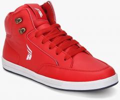 Hoopers Red Mid Top Sneakers boys