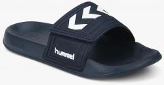 Hummel Larsen Velcro Navy Blue Slippers women