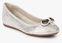 Hush Puppies Kayna Heather Silver Metallic Belly Shoes women