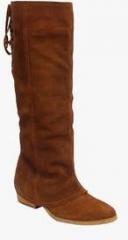 Ilo Calf Length Brown Boots women