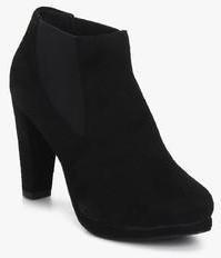 Black Ankle Length Boots for women 