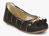 J Collection Black Tassel Belly Shoes girls