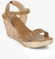 J Collection Tan Wedges women