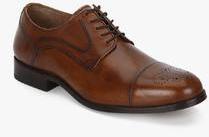 Johnston & Murphy Stratton Cap Toe Tan Oxford Formal Shoes men