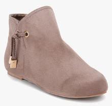 Jove Grey Ankle Length Boots women
