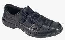 Khadims Black Sandals men
