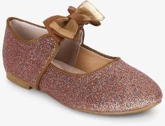 Kittens Bronze Bow Belly Shoes girls