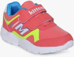 Kittens Coral Red Sneakers girls