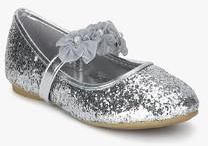 Kittens Silver Glitter Belly Shoes girls