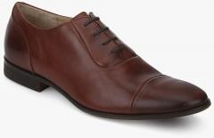 Language Brown Leather Formal Shoes men