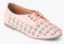 Lavie Pink Lazer Cut Lifestyle Shoes women