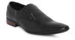 Lee Cooper Black Formal Leather Slip On Shoes men