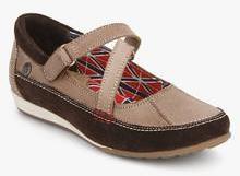 Lee Cooper Brown Belly Shoes women